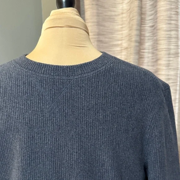 Kohl's Navy Long Sleeve Sweater - Picture 3 of 4